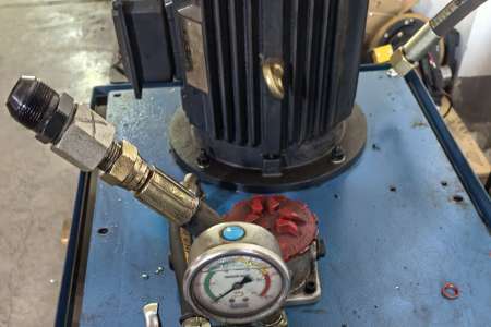 求助~~液压站压力打不上去·