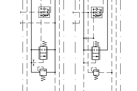 HAWE的PSLFA阀中间的符号是什么阀,调压工作过程原理是什么,求高手解答?