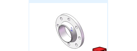 DIN2633德标法兰三维模型