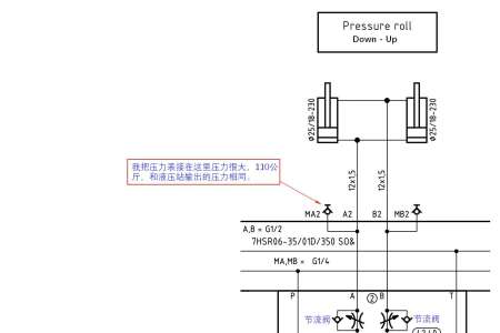 请教压辊油缸动作调试