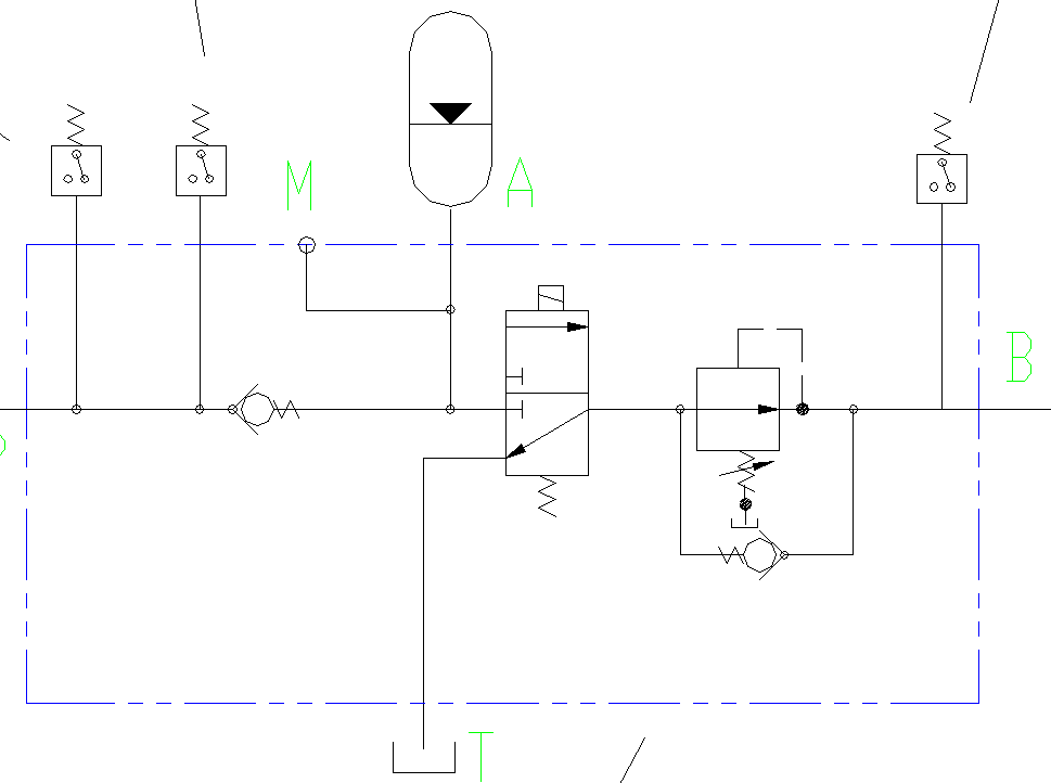 图中蓄能器的作用是什么