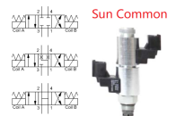 SUN Common Cavity 3位4通电磁换向阀