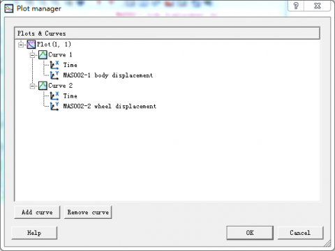 请问AMESim8.0中，plot manager 怎样实现两个变量相减