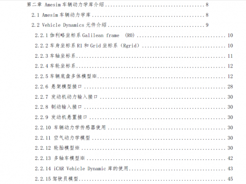 LMS Amesim车辆动力学解决方案使用手册_V2（0518更新）