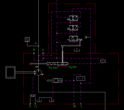 带恒功率的负载敏感泵AMESim建模