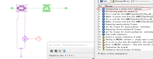 Instantiating a system with 7 unknowns