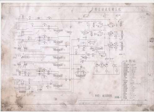 主缸压力比系统压力小5.5MPA