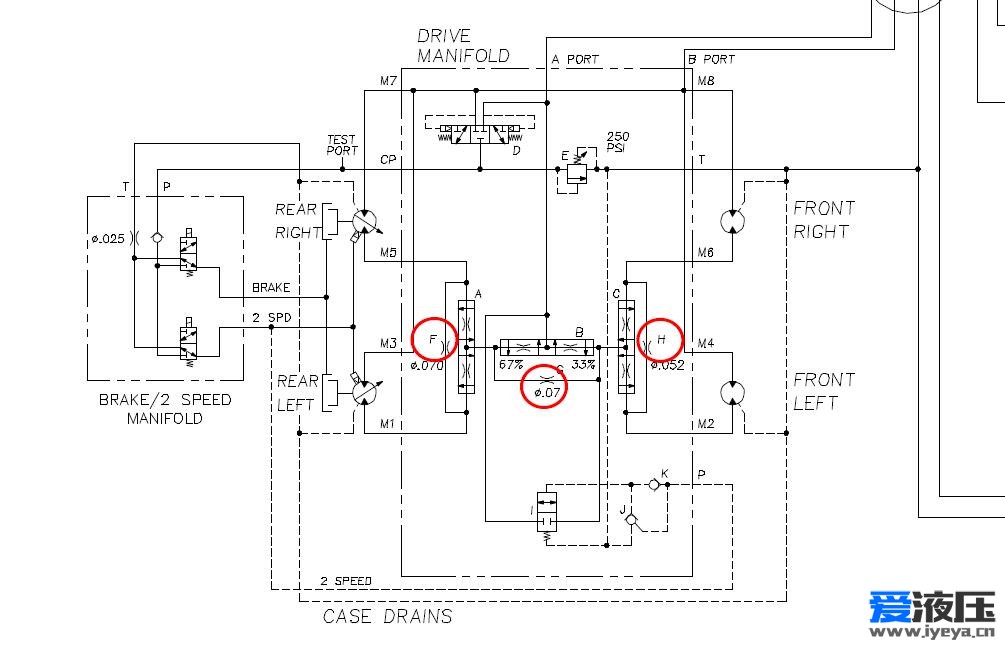 高空作业车行走的分流集流阀的阻尼是起什么作用的？