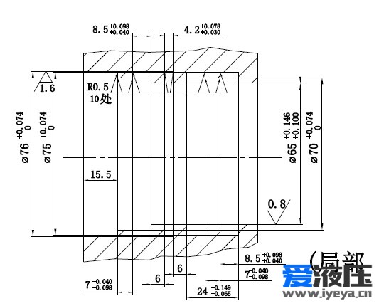 液压缸密封沟槽公差设计？