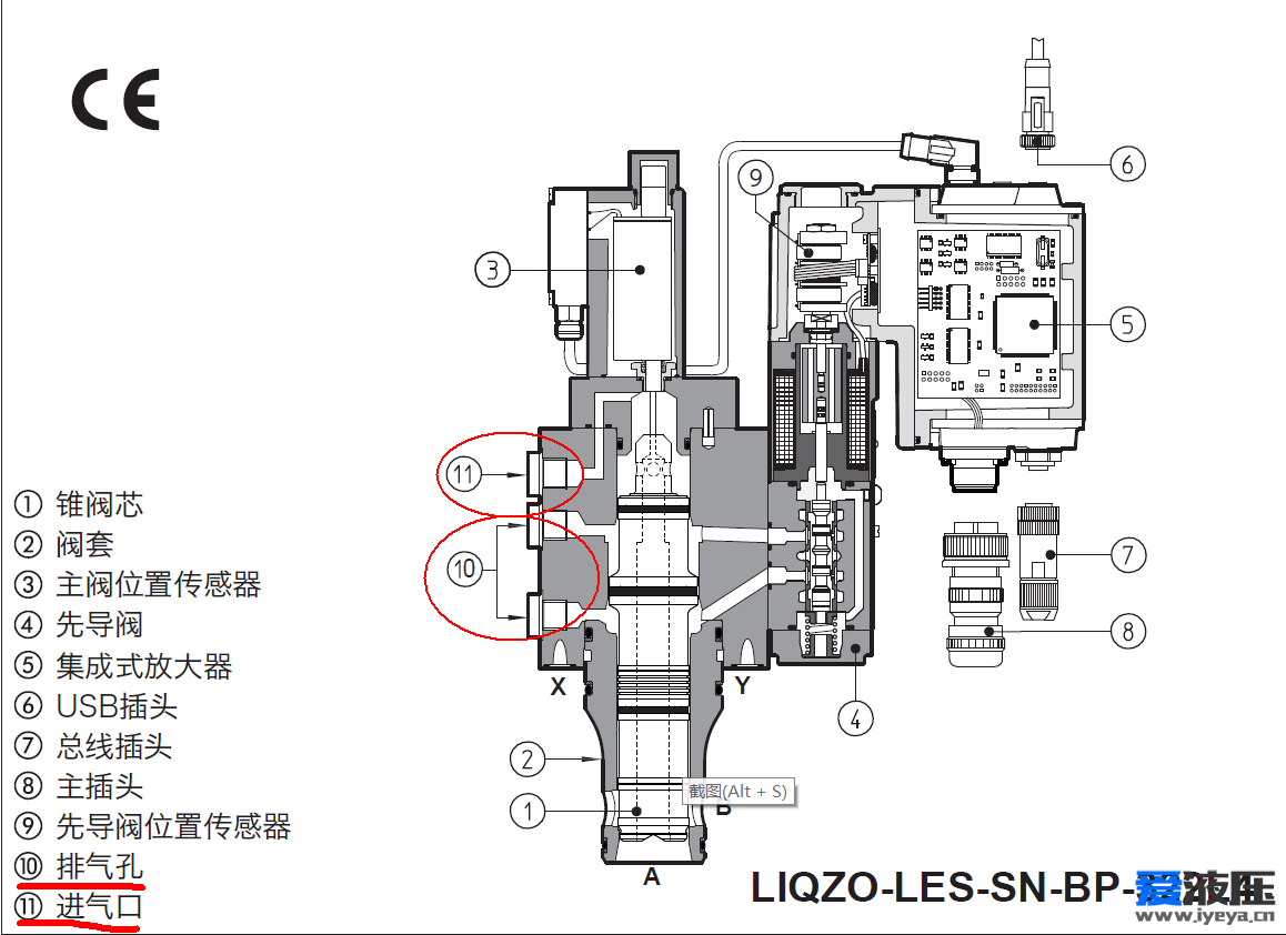 比例插装阀上排气孔的作用是？