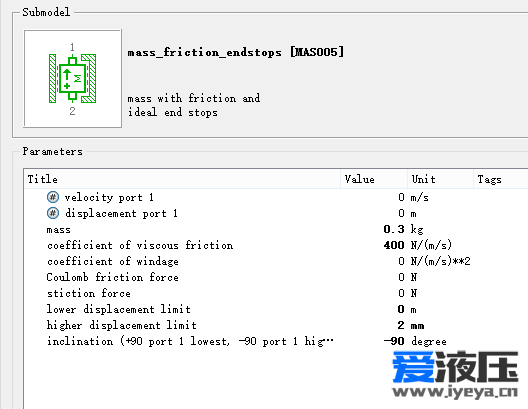 HCD库建立减压阀的仿真，主阀没位移是什么设置有问题？