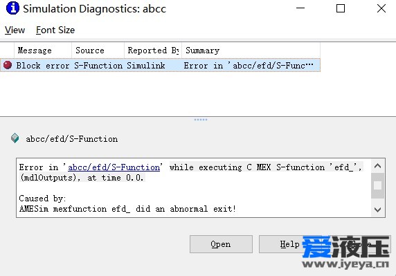 amesiml和simulink联合仿真不能执行s函数