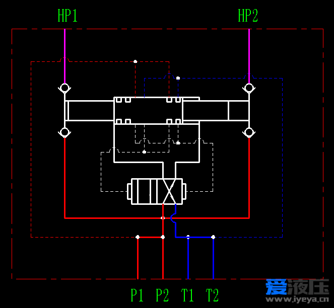 双作用液压增压器工作原理图