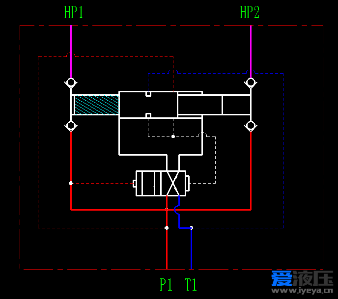 双作用液压增压器工作原理图