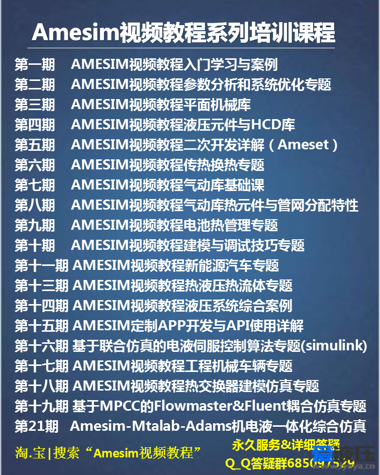 Amesim整车热管理资料分享