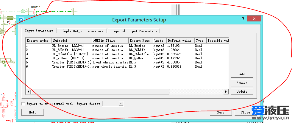 export  setup