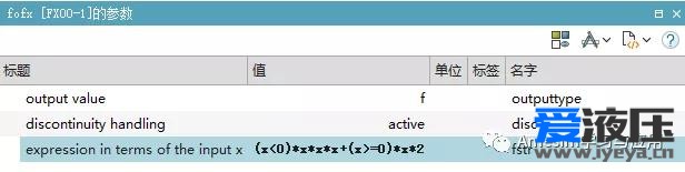 amesim之分段函数