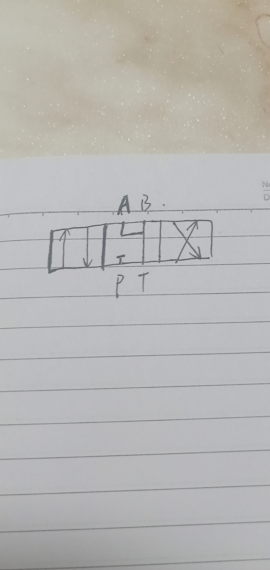 三位换向阀按照我的思路可否作为两位用？