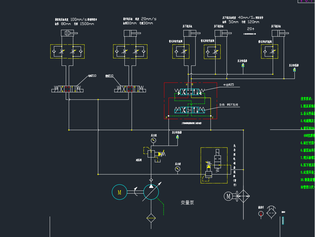 液压原理图问题请教