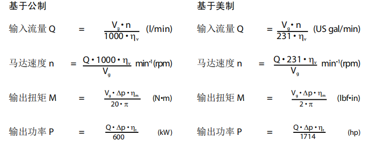 萨奥L型和K型马达系统设计参数