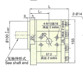 哪位大神知道合肥长源的齿轮泵法兰是什么标准？不是SAE标准法兰也不是方法兰，