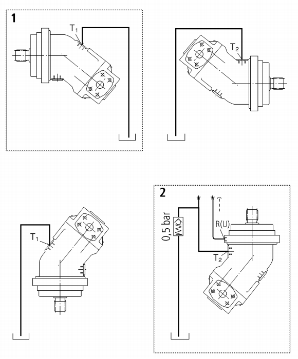 REXROTH A2FM定量马达安装运行指南